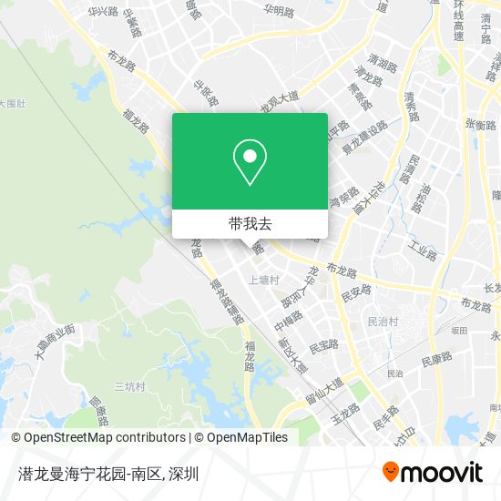 潜龙曼海宁花园-南区地图