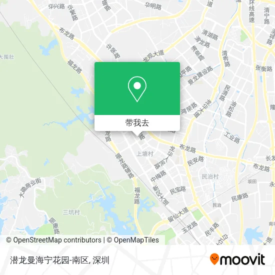 潜龙曼海宁花园-南区地图