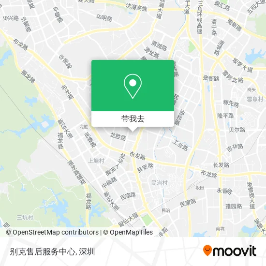别克售后服务中心地图