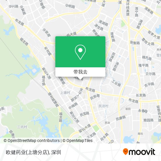 欧健药业(上塘分店)地图