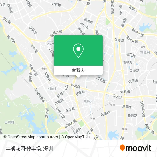 丰润花园-停车场地图