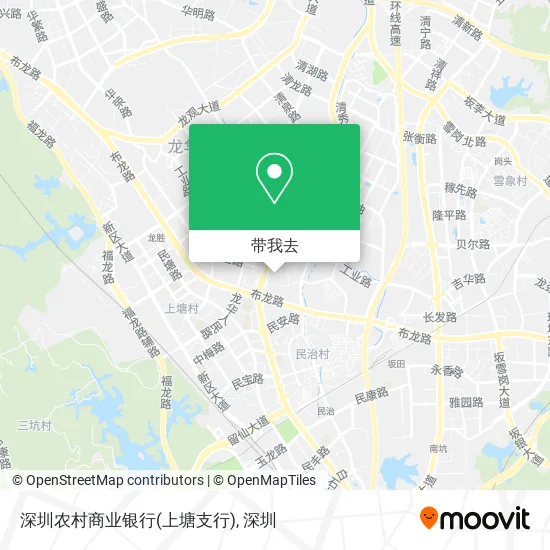 深圳农村商业银行(上塘支行)地图