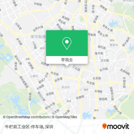 牛栏前工业区-停车场地图