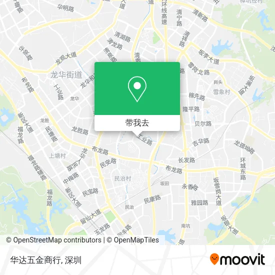 华达五金商行地图