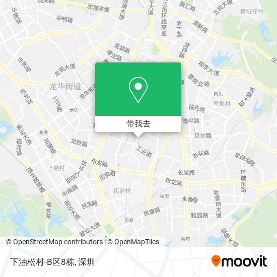 下油松村-B区8栋地图