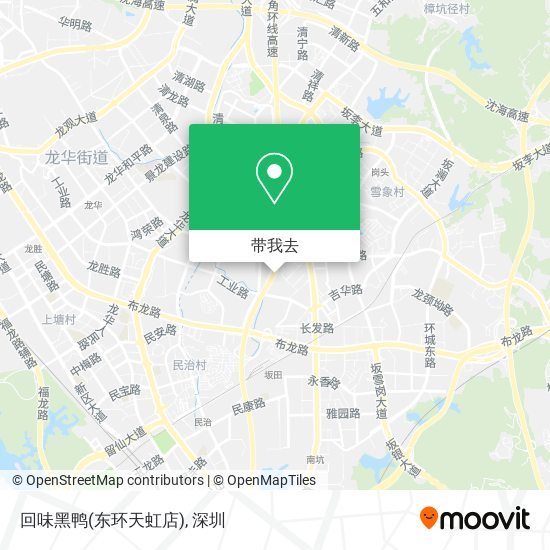 回味黑鸭(东环天虹店)地图