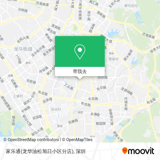家乐通(龙华油松旭日小区分店)地图
