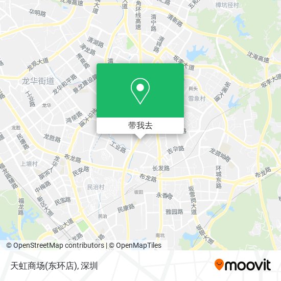 天虹商场(东环店)地图