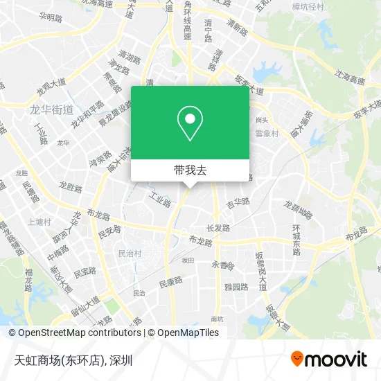 天虹商场(东环店)地图