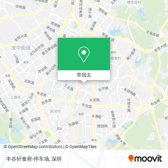 丰谷轩食府-停车场地图