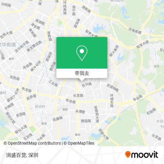 润盛百货地图