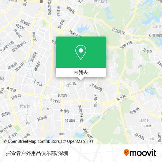 探索者户外用品俱乐部地图