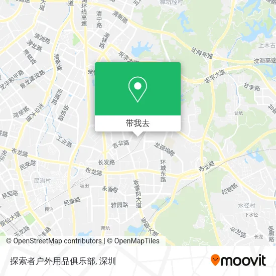 探索者户外用品俱乐部地图