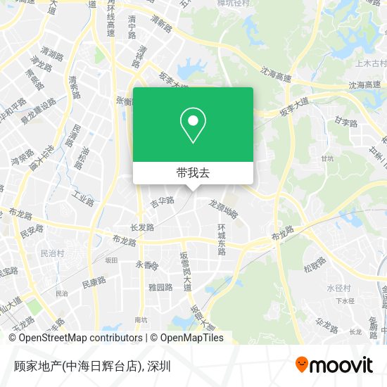顾家地产(中海日辉台店)地图