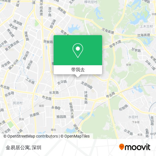 金易居公寓地图