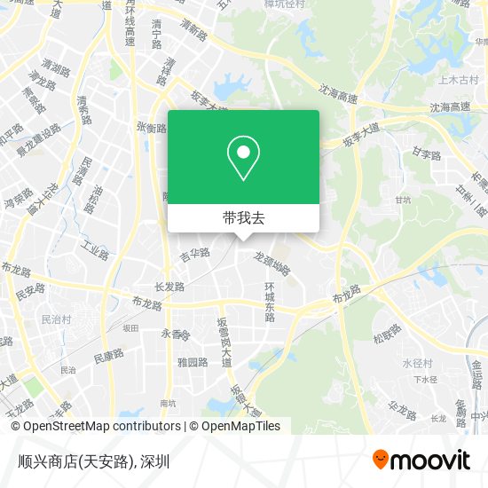 顺兴商店(天安路)地图