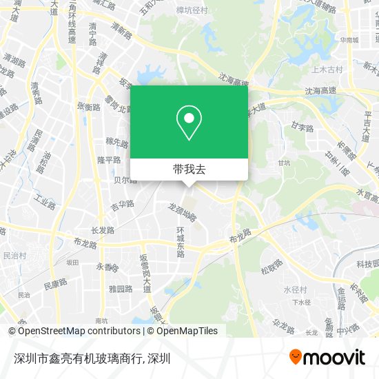 深圳市鑫亮有机玻璃商行地图