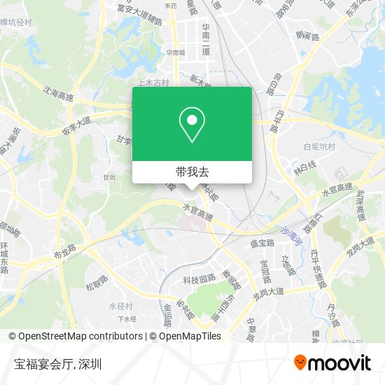宝福宴会厅地图