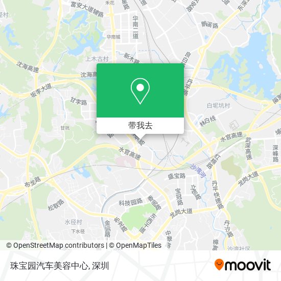 珠宝园汽车美容中心地图