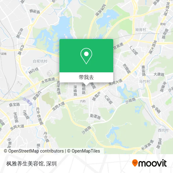 枫雅养生美容馆地图