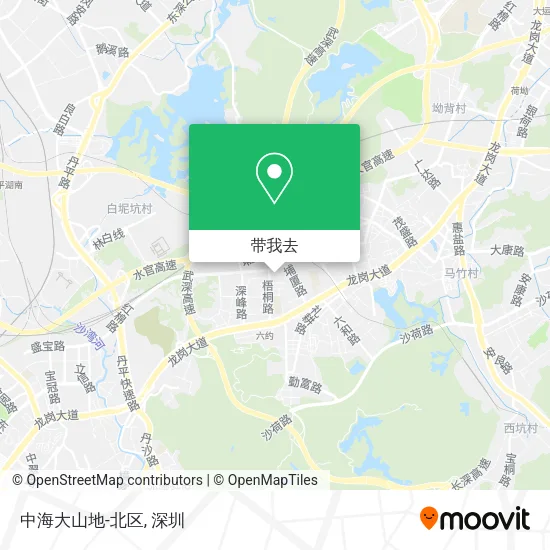 中海大山地-北区地图
