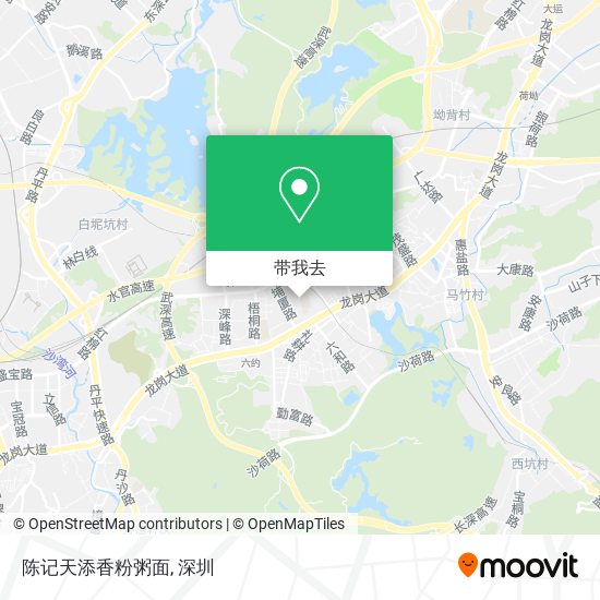 陈记天添香粉粥面地图