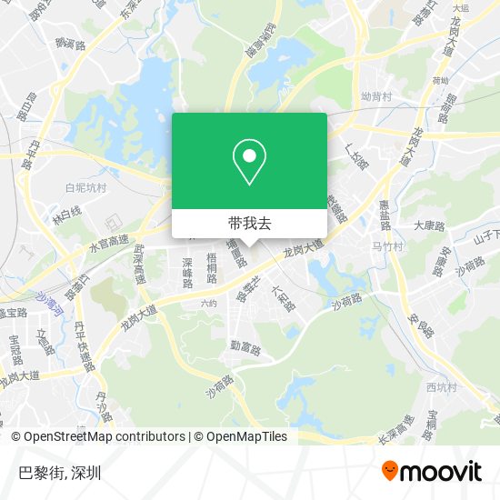 巴黎街地图