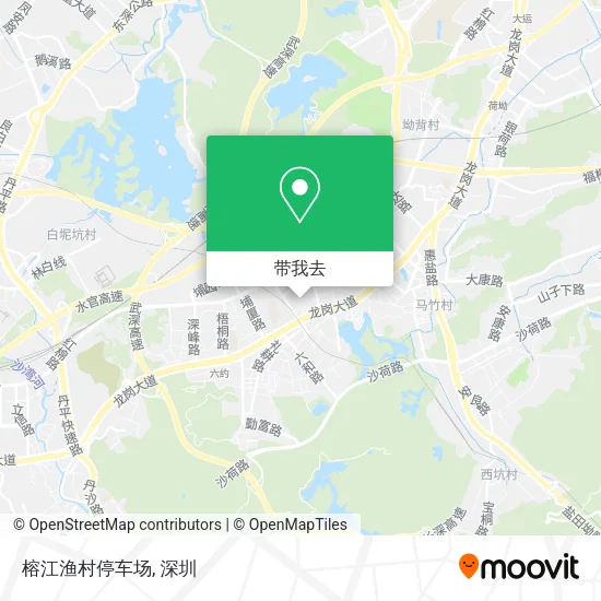 榕江渔村停车场地图