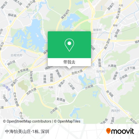中海怡美山庄-1栋地图