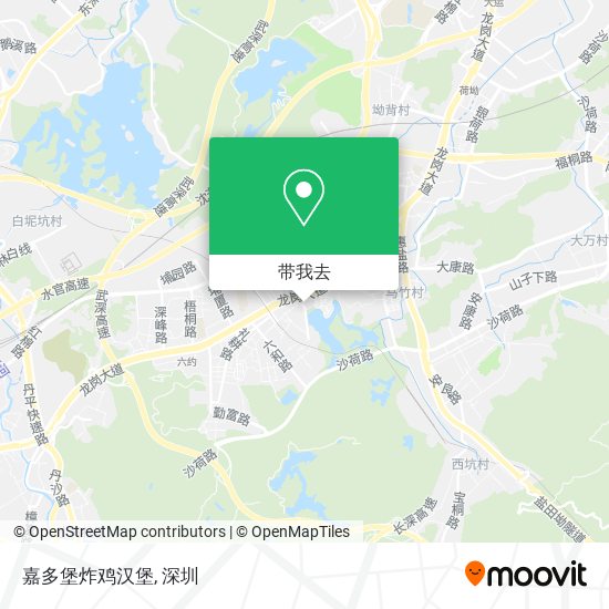 嘉多堡炸鸡汉堡地图