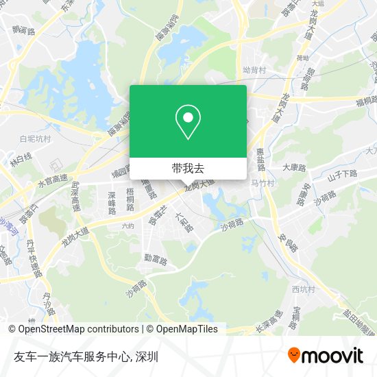 友车一族汽车服务中心地图