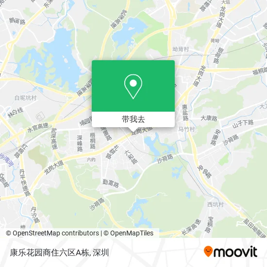 康乐花园商住六区A栋地图