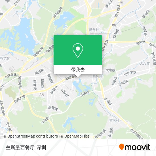 垒斯堡西餐厅地图