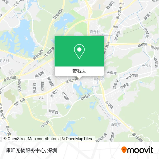 康旺宠物服务中心地图
