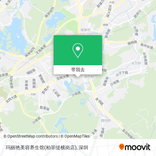 玛丽艳美容养生馆(柏菲缇横岗店)地图