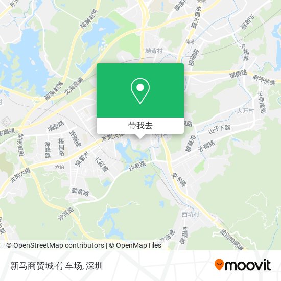 新马商贸城-停车场地图