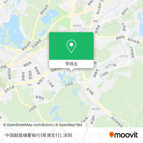 中国邮政储蓄银行(翠湖支行)地图