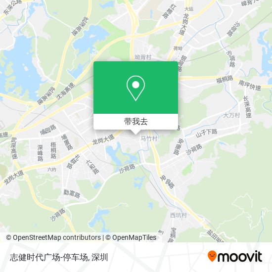 志健时代广场-停车场地图