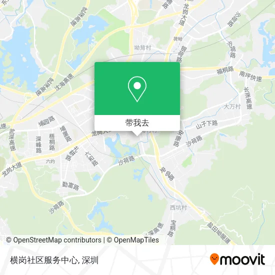 横岗社区服务中心地图