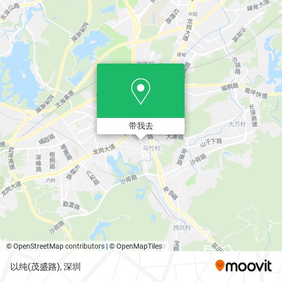 以纯(茂盛路)地图