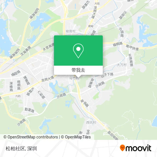 松柏社区地图