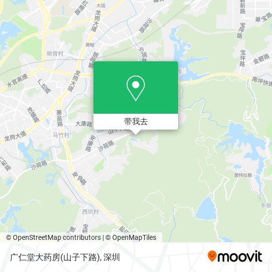 广仁堂大药房(山子下路)地图