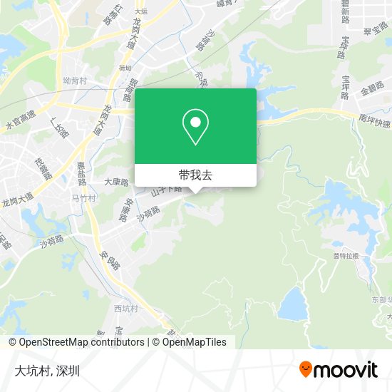 大坑村地图