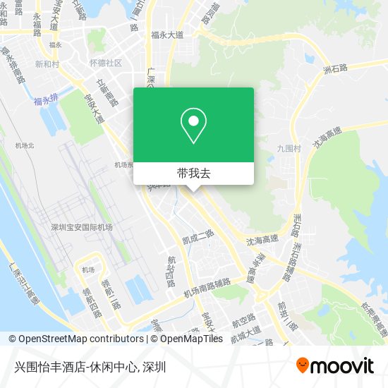 兴围怡丰酒店-休闲中心地图