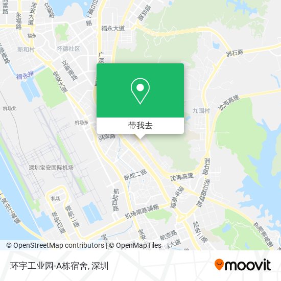 环宇工业园-A栋宿舍地图