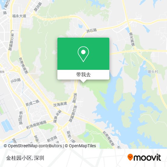 金桂园小区地图