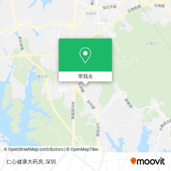 仁心健康大药房地图