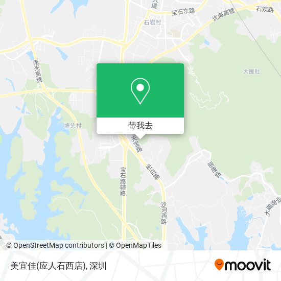 美宜佳(应人石西店)地图