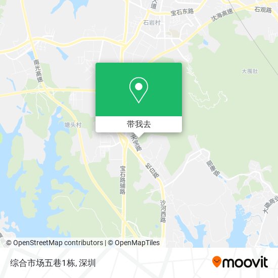综合市场五巷1栋地图