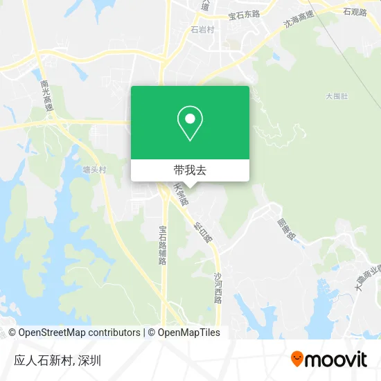 应人石新村地图